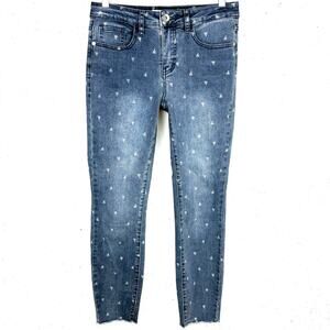 Tribal Jeans Womens Audrey Mid Rise Ankle Jegging Denim Jeans Sailboat Print 2
